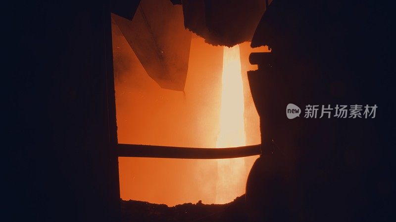 钢铁厂-熔化金属浇注