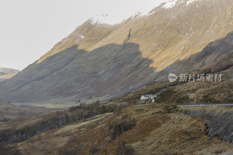 英国英格兰苏格兰高地的自然公园和乡村