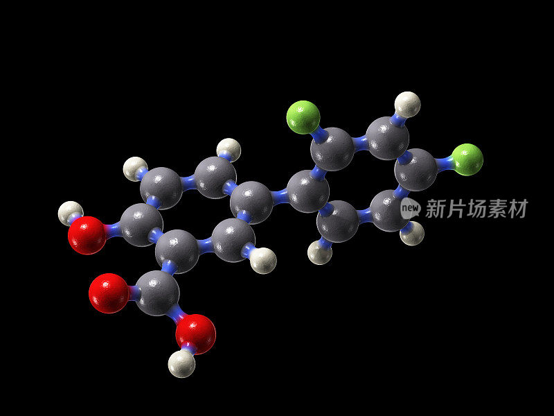 分子Diflunisal