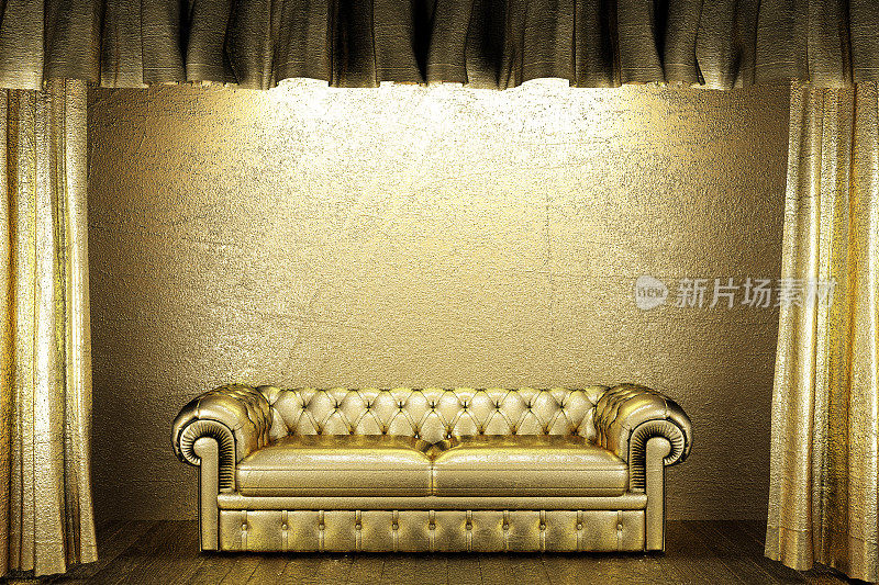 金色舞台沙发