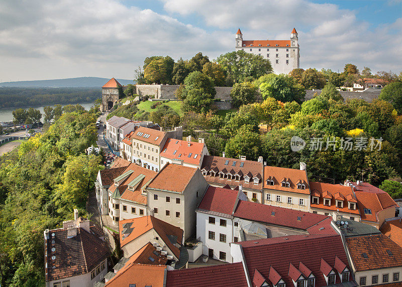 布拉迪斯拉发——从圣马丁大教堂到城堡的外观