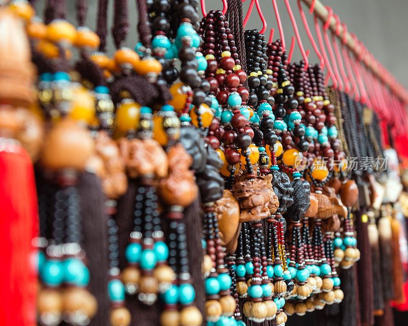 西藏文化的珠子