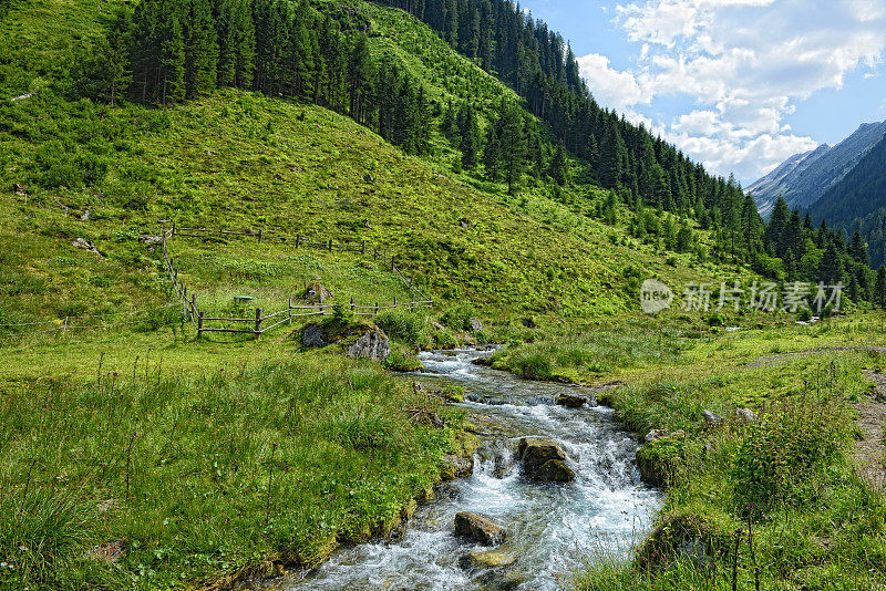 齐勒塔尔阿尔卑斯山景观(奥地利)