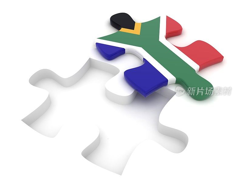 南非国旗拼图