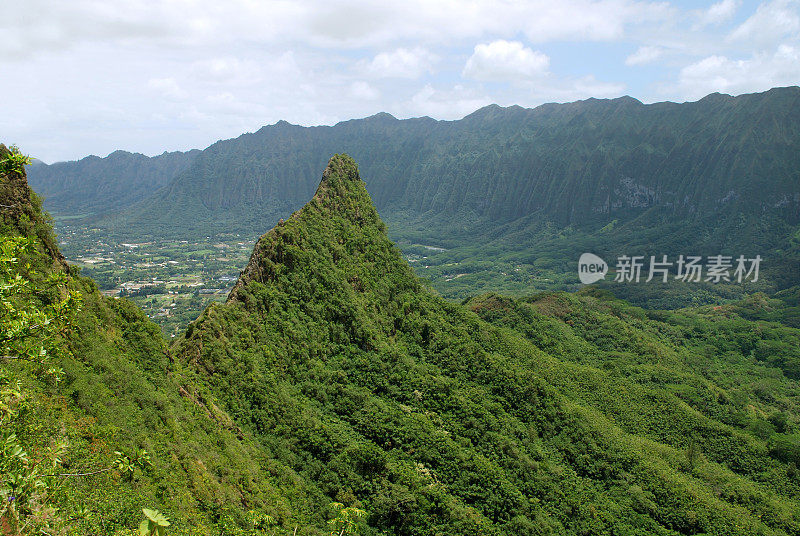 位于瓦胡岛的库劳山脉