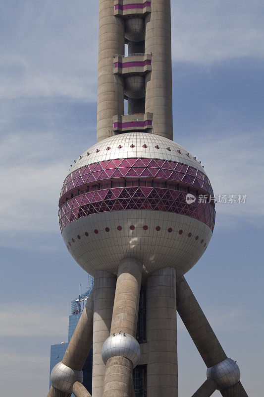 上海东方明珠电视塔近景