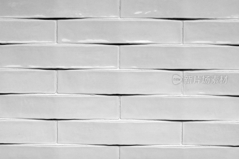 三维白砖墙