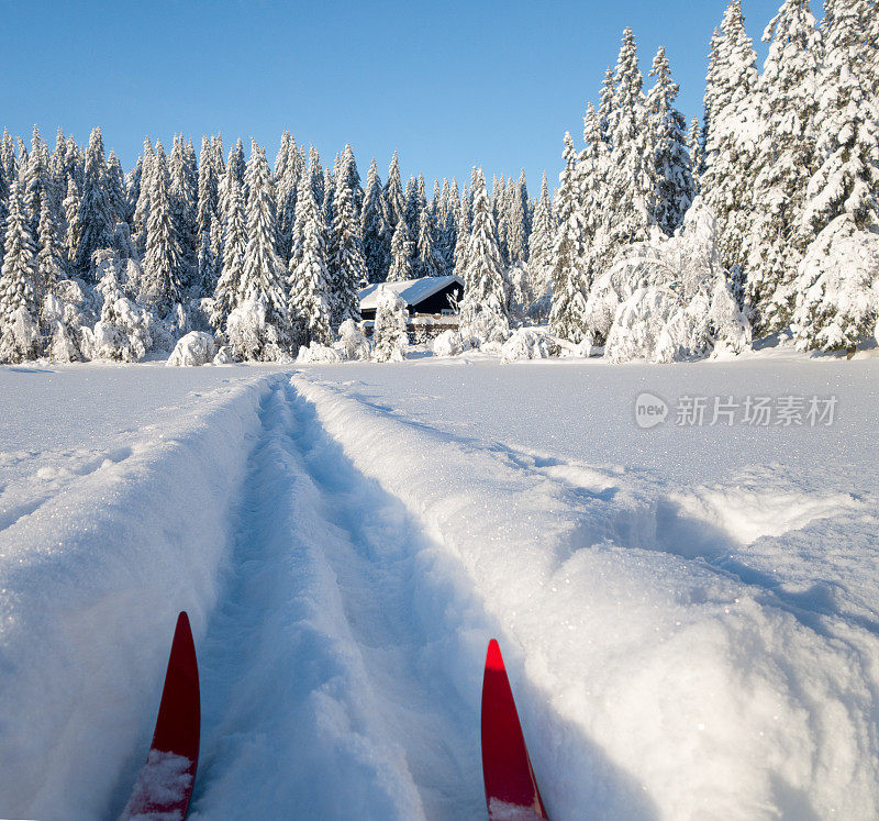 挪威奥斯陆Nordmarka越野滑雪