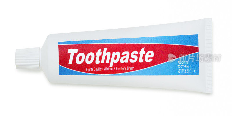 非专利牙膏隔离白色