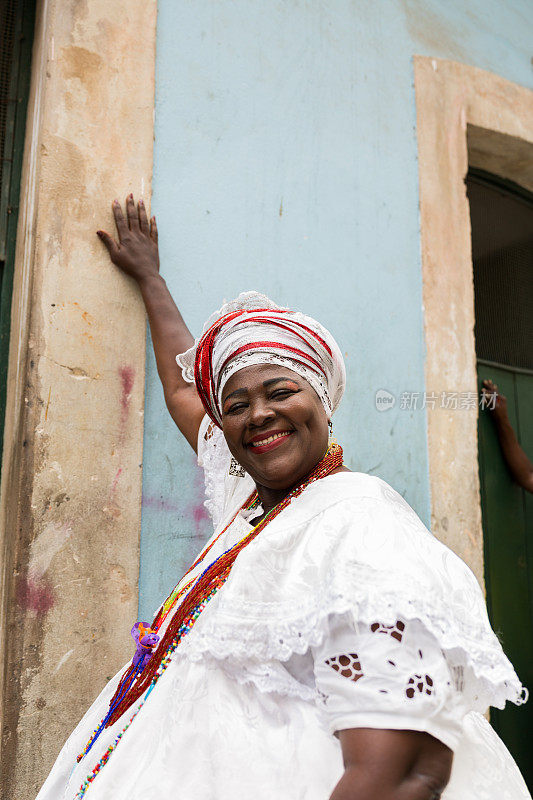 非洲裔巴西妇女，巴西巴伊亚