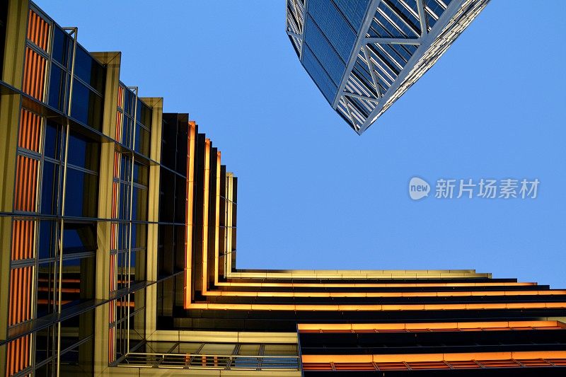 虹口北外滩的后现代建筑，中国上海