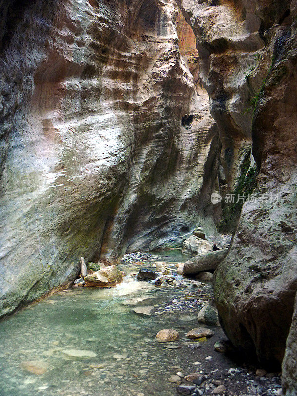 阿瓦卡斯峡谷，靠近帕福斯塞浦路斯