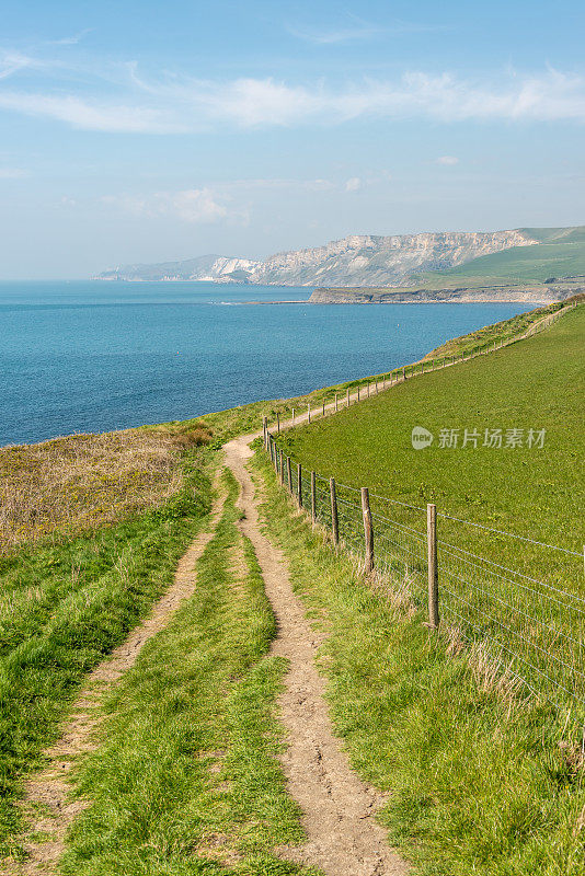 侏罗纪海岸西南海岸的风景