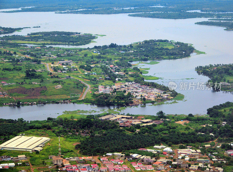 Ébrié泻湖，象牙海岸