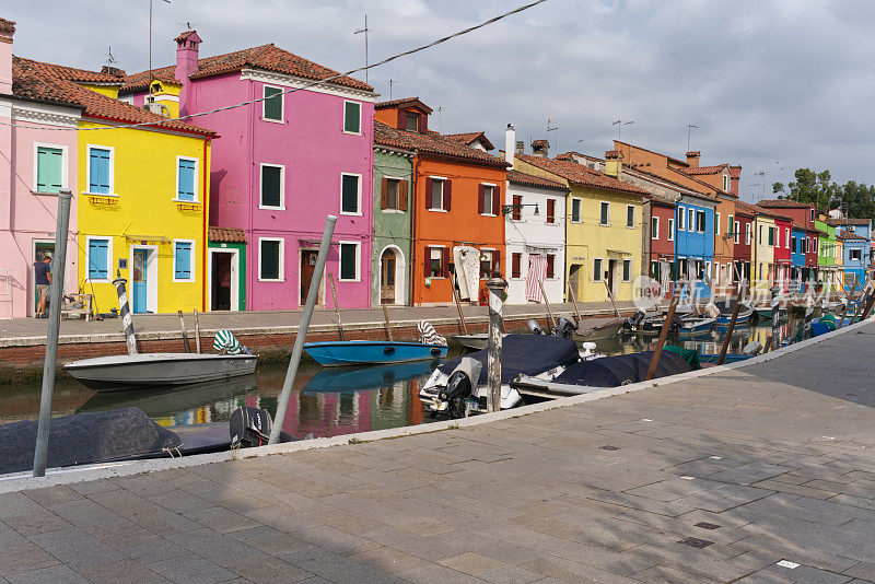 Burano,饱经风霜的墙壁