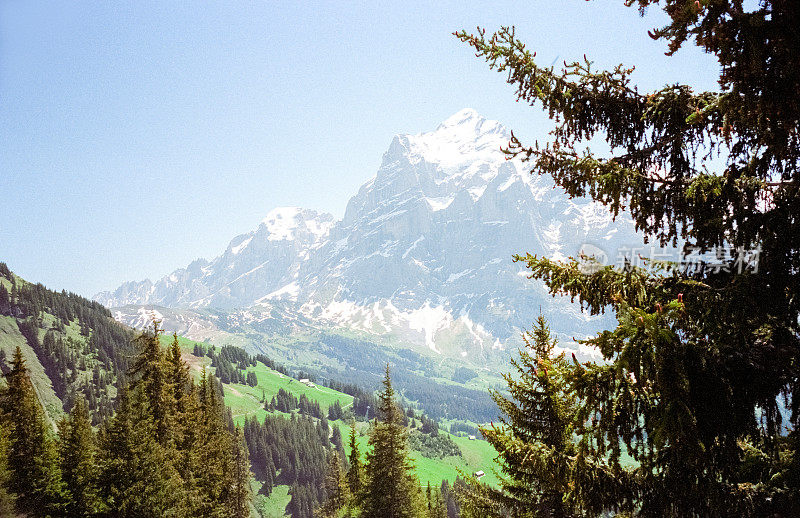 瑞士阿尔卑斯山谷