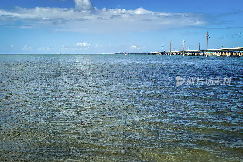 美国佛罗里达州七英里大桥的风景