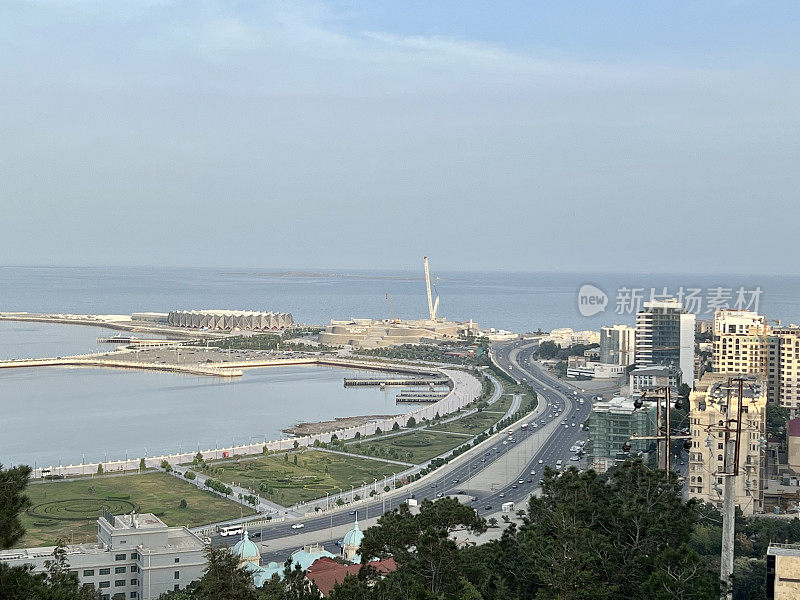 阿塞拜疆巴库的城市景观