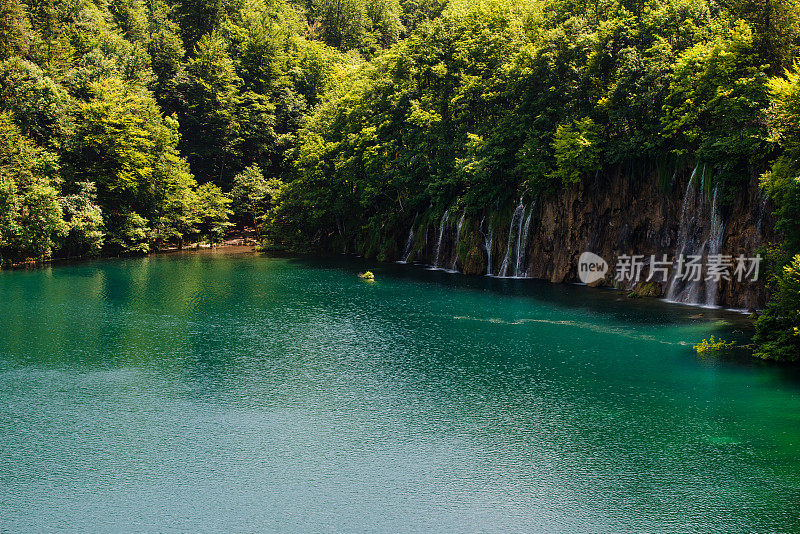 克罗地亚普利特维采湖国家公园的美景