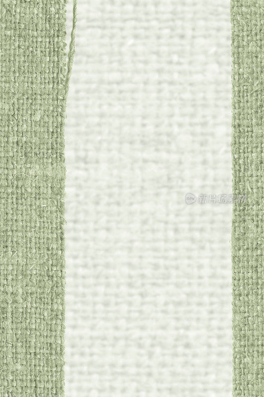 纺织纬纱，织物线，翡翠帆布，过时的材料，空白的背景