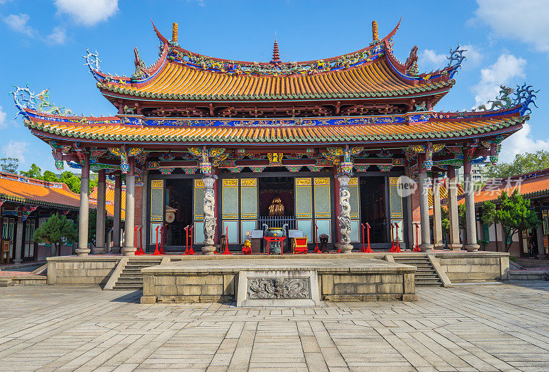 台北孔庙位于台湾台北。构建in1879