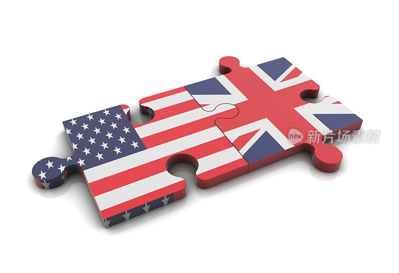 美国和英国国旗上的困惑