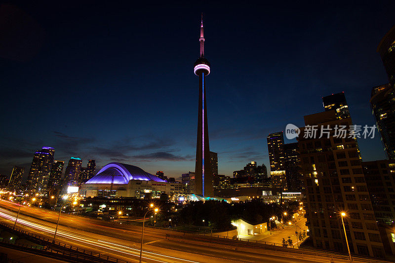 多伦多城市夜景