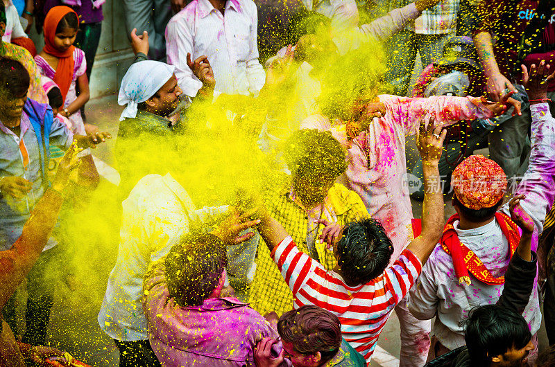 胡里节派对人群，印度