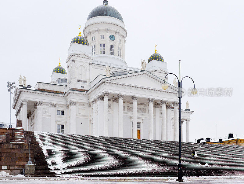 赫尔辛基的白色大教堂
