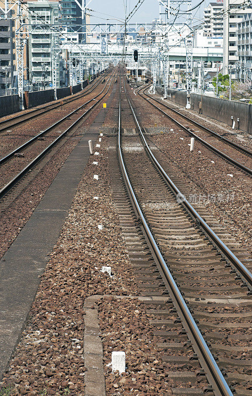 日本大阪环线高架铁路轨道