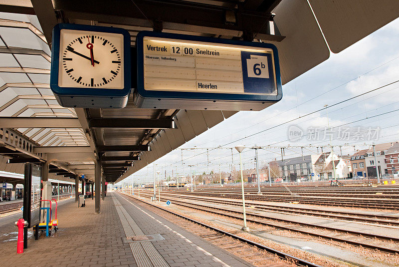 荷兰马斯特里赫特火车站站台