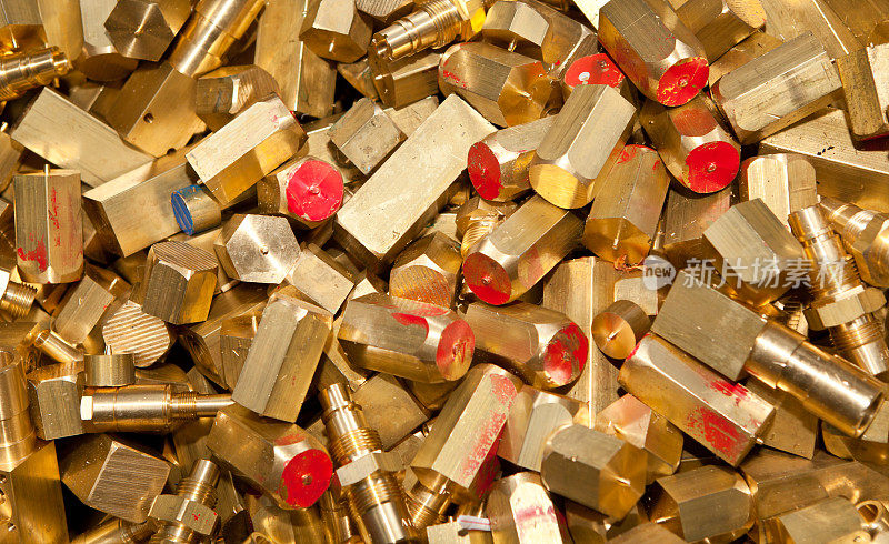 数控加工产生的黄铜废料