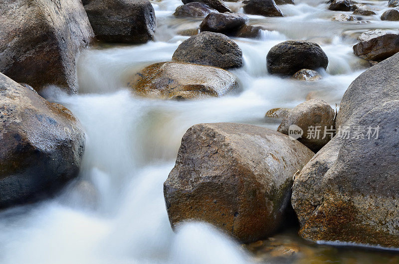 山溪，圣Vrain峡谷，科罗拉多州