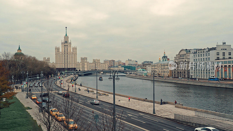 莫斯科街头的交通