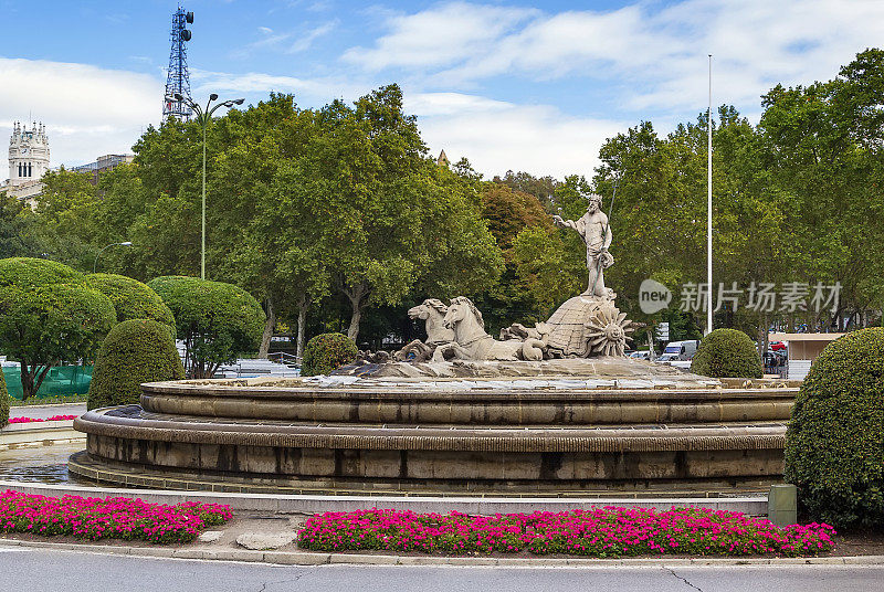 马德里，海王星喷泉