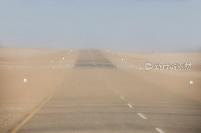 纳米比亚的沙尘暴