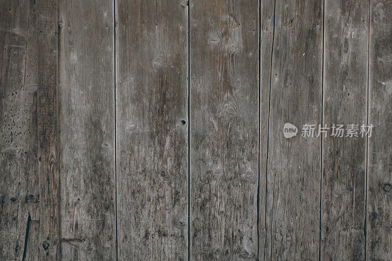 旧木深色木板墙面纹理背景
