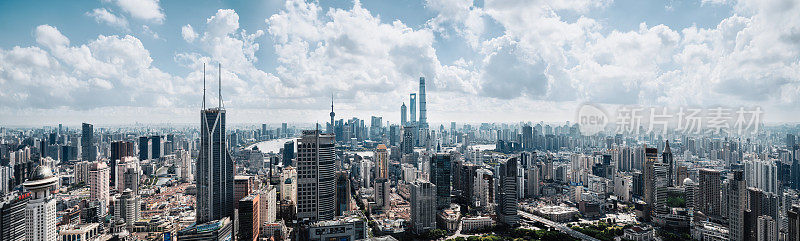 上海的全景