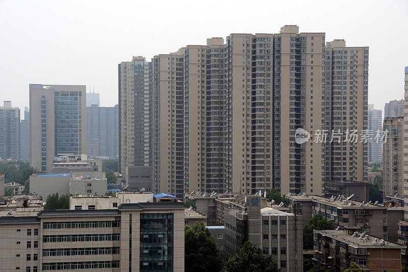 中国陕西西安的住宅建筑