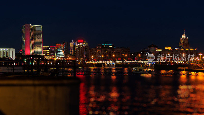 莫斯科市中心夜景