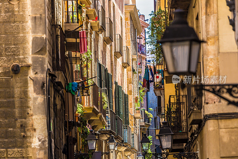 巴塞罗那老城哥特式街区
