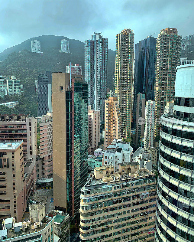 香港建筑物鸟瞰图