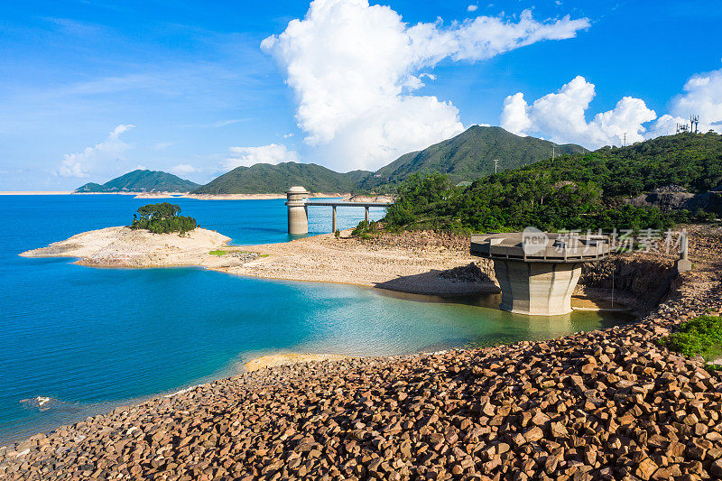 进水塔的高岛引水塔