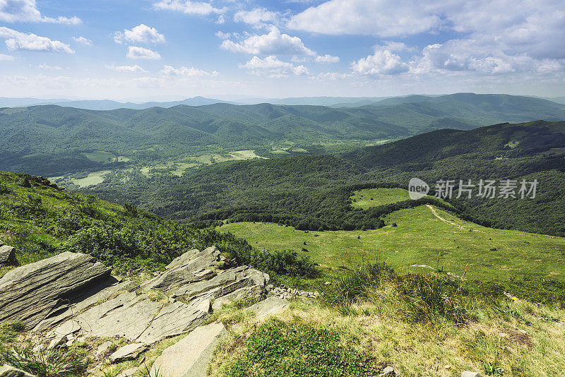 波兰的Bieszczady国家公园