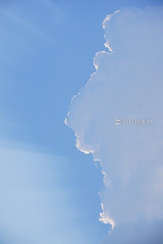 云和天空的背景