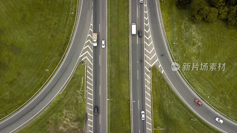 道路俯视图