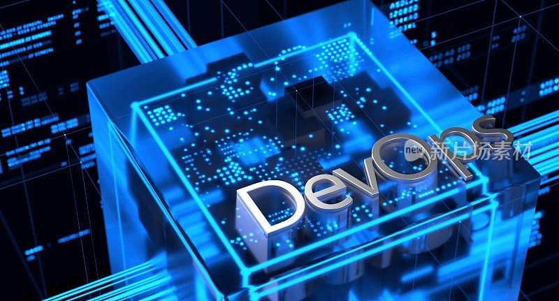 Devops软件开发操作。程序员管理系统生命周期质量。编码构建测试发布监视。数据流