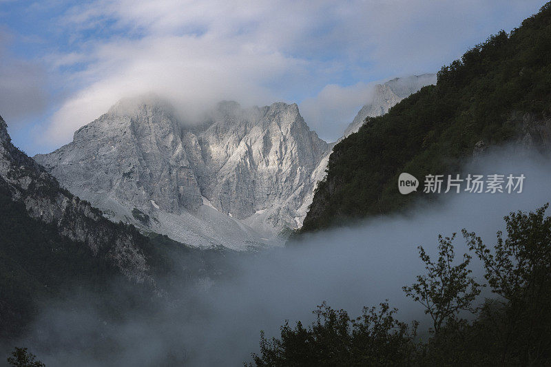 瓦尔博纳的阿尔巴尼亚阿尔卑斯山