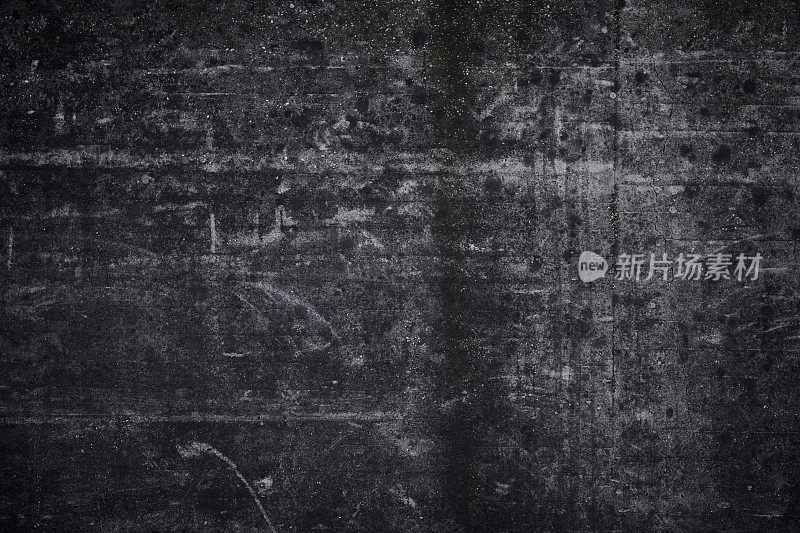 黑色混凝土墙的高分辨率照片