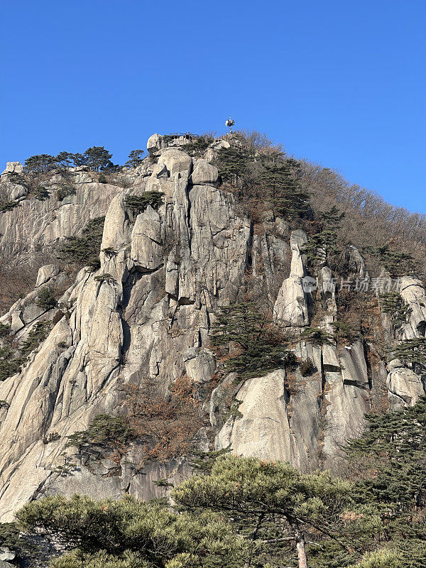 韩国的冬山